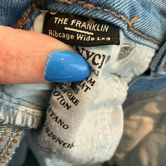 Blank NYC Franklin Ribcage Wide Leg Jeans size 26 - Picture 3 of 5